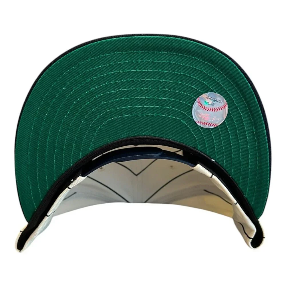 New Era Boston Red Sox Throwback Pinstripe 9FIFTY Snapback Hat Cap - Picture 6 of 8